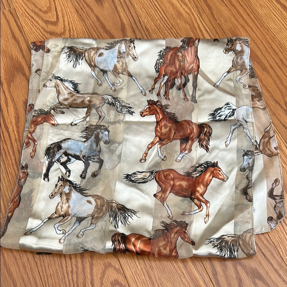 Horse Print Scarf